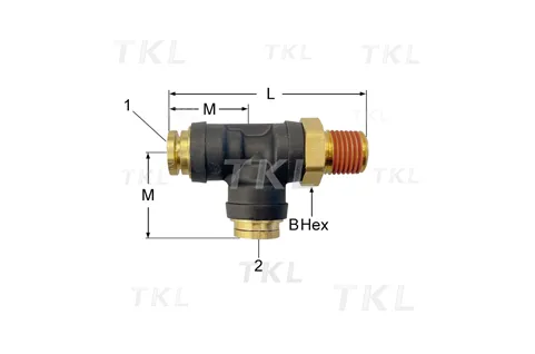 Male Run Tee Swivel