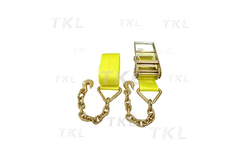 Ratchet Strap with Chain Anchor