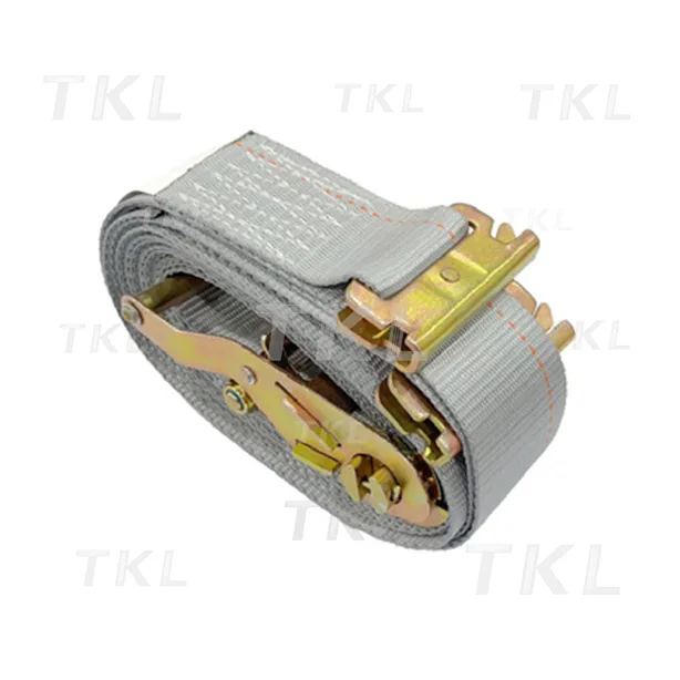 2''x16' Ratchet Strap with E-fitting Hook